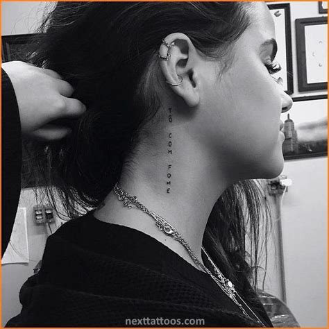 tattoo design in neck|aesthetic neck tattoos.